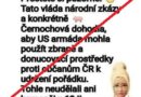 Vojáci USA nebudou moci zasáhnout proti českým občanům